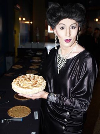 Entertainer Saffire Trinity is Joan to the bone, at Sunday’s <i>Mildred Pierce</i> Pie Social.