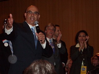 U.S. Senate candidate Rep. Rick Noriega, at his