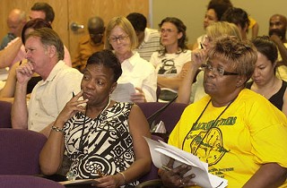 Neighbors and business owners turned out Monday for a meeting to consider zoning changes in the area along East 11th Street. See <a href=http://www.austinchronicle.com/gyrobase/Issue/story?oid=oid%3A645917><b>ARA All Up in the Victory's Grill</b></a> for details.