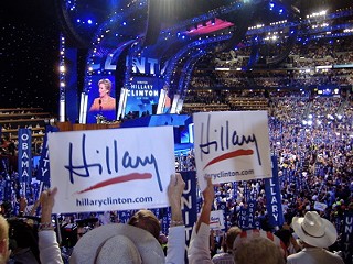 The view from the Texas delegation.