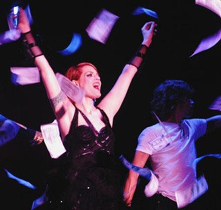 Scissor Sisters' Ana Matronic's searing performance was a highlight of the Trannyshack Kiss-Off Party in San Francisco.