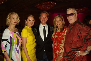 Style queens at the Beauty of Life brunch: (l-r) Anne Elizabeth Wynn, Karen Landa, Carson Kressley, Ava Late, and Your Style Avatar