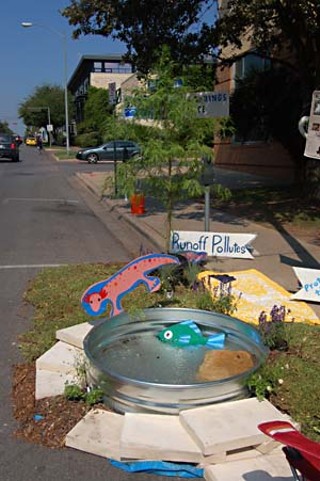 A temporary park at Sixth and Bowie