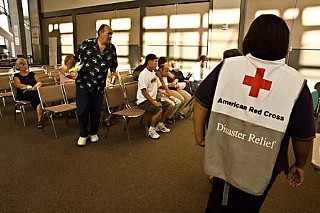 By Monday afternoon, the number of Hurricane Ike evacuees staying at the Convention Center was winnowed to 360. See <a href=http://www.austinchronicle.com/gyrobase/Issue/story?oid=oid%3A677996 target=blank><b>Another Ill Wind</b></a>.
