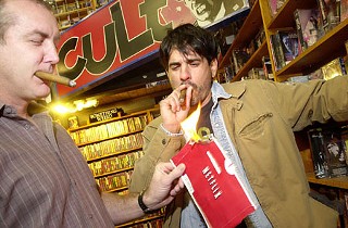 I Luv Video co-owners John Dorgan and Conrad Bejarano
