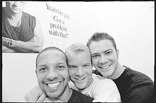 Austin Men's Project coordinators (l-r): Brian Toynes, Jesse Carter, and David Sweeney
