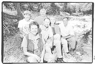 Hays County Water Planning Partnership members include (front row) Erin Foster, Jim Camp, Rollyn Carlson, Eric Mendelman, (back row) Roger Kew, and Gene Whitworth