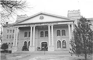 The 1887 courthouse in Hamilton belies the creature hiding in the woods outside of town.