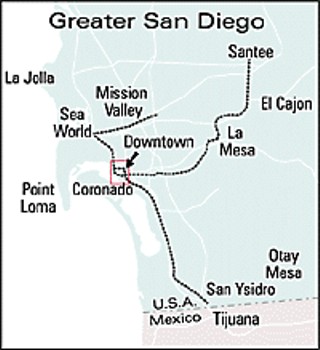 Downtown San Diego Map