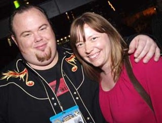 Reunited: Breakout star of “The 2 Bobs” Devin Ratray and Austin Film Society’s Agnes Varnum At the 27th Annual Austin Music Awards.