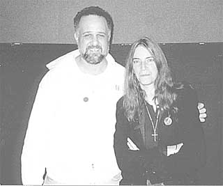 Jody Denberg and his friend Patti Smith