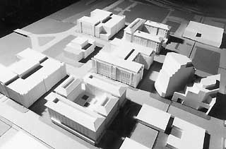 See that tiny model of a building on the left? That will be the new City Hall, surrounded by the CSC complex and residential buildings.