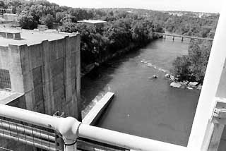 The view from Tom Miller Dam