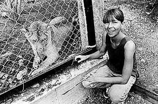 Cindy Carroccio, co-owner and director of the Austin
Zoo