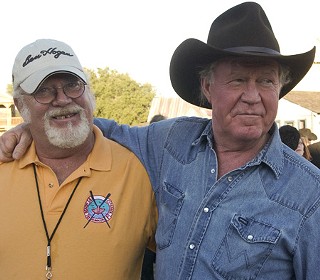 Poodie (l) and Billy Joe Shaver