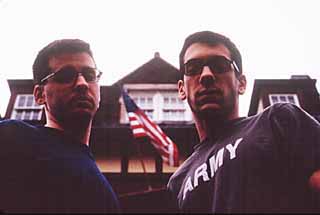 Todd Phillips (r) and Andrew Gurlan endured the pledging process to make <i>Frat House</i>, screening at the Alamo Drafthouse this Wednesday as part of The Texas Documentary Tour.