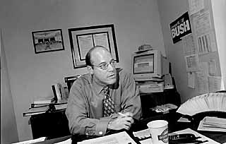 Ari Fleischer
<p>
Age: 39
<p>
Education: Middlebury College
<p>
Marital status: Single