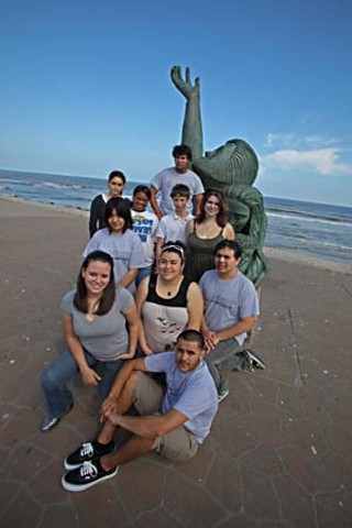 (L-r, back to front) William Gomez, Mamie Aoughsten, Melnikia Smith, Christian Dierlam, Jennifer Willcut, Maria Betancourt, Natalie Martin, Jovanna Torres, Austin Almanza, Rafael Lazo