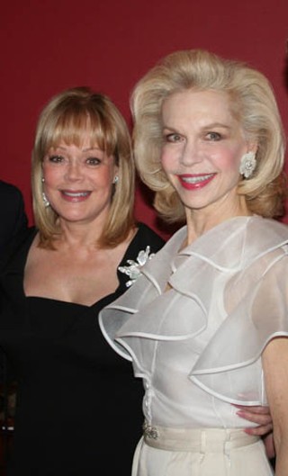 Candy Spelling (l) at her booksigning in Houston, hosted by Houston's grande dame, Lynn Wyatt (r).