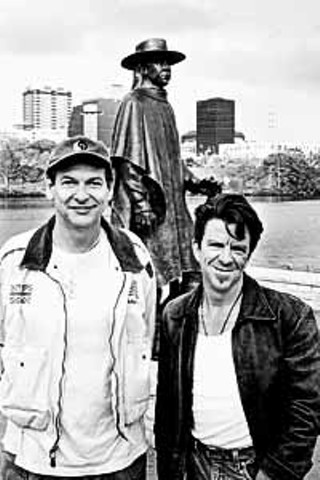 Double Trouble: Tommy Shannon (l) and Chris Layton