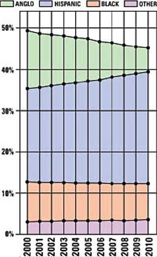 The Hispanic 18- to 34-year-old population in Texas is expected to expand as a percentage of the general population through this decade and beyond. Unless access to the state's universities improves for minorities, educators and legislators fear, Texas' college participation rate will fall even further behind the national average.
Johnston adviser Aubrey Johnson