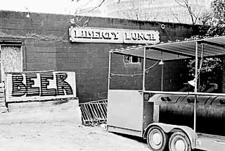 All that's left -- the sign, seen here on the outdoor back wall at Stubb's.