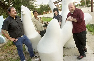 Still life: (l-r) B.J. Schindler, Alfonso Rabago, Alyse Mervosh, and Bill Jeffery