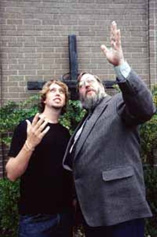KNLE's Brandon Johnson (l) and Sherland Priest. Their listeners embraced <i>Road to Redemption</i> during its eight-week run in Austin.