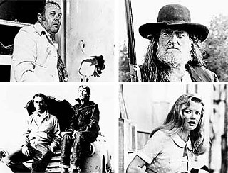  (l-r): <i>Blood Simple </i>(1982), <i>Paris, Texas</i> (1984), <i>Red Headed Stranger </i>(1984),<i> Nadine </i>(1986)