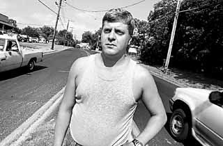 Cherrywood resident Mark Lind, whose family goes back three generations in the area, wants to see shopping, bicyclists, and pedestrians on Manor Road -- not four lanes of traffic.
