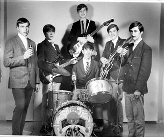 The Incandescent Shadows played a party at my house during my freshman year at Lee High in San Antonio, Christmas 1968. Left to right: Ronnie Ward, Bill Redmond, Rob Brumfield, Joe Coplin, Dave Floyd, and Homer Rodriguez. Total recall after 40 years of not seeing their faces.