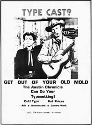 Advertisements for ourselves, 1981.
