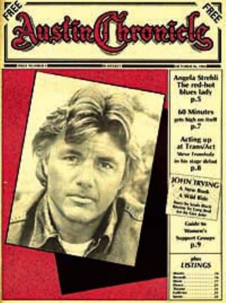 Vol. 1, No. 4. Louis Black relates a story told by his former writing teacher John Irving.
