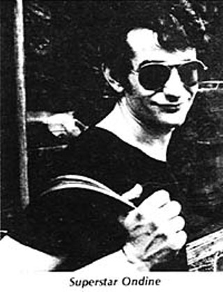 Superstar Ondine came to Austin for a showing of Andy Warhol films. He became the first of our many celebrity friends. We discussed <i>All My Children </i>in the office.