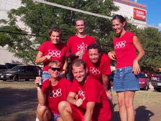 Six Pak celebrates the summer 2000 championship.