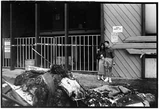 Burning Down the House: Deborah Valencia and Tim Grisham, in the face of disaster.