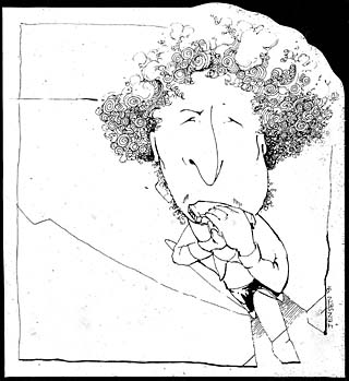 Nathan Jensen: Since my first assignment, Bob Dylan in 1991, <i>Chronicle</i> illustration jobs have peppered my ever varied freelance career. They let me experiment and bring more of what I did in my oil paintings to my illustration. The best remark I remember about my work was when Raoul thought I was getting too tame. Where else would I be told, Go completely crazy with it. I want it over the top! I want a Nathan Jensen!!?