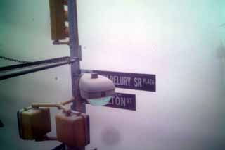 Former Velvet Underground member John Cale, who lives in the shadow of the former World Trade Center towers, sent this picture to the <i>Chronicle </i>on Tuesday.
