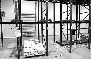 Food Bank's empty shelves