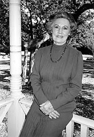 Mary Faulk Koock at Green Pastures, 1985.
