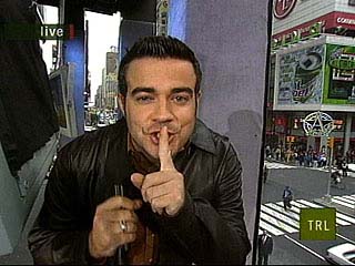 Carson Daly, host of MTV's <i>Total Request Live</i>, premiered his late-night talk show on NBC last week.