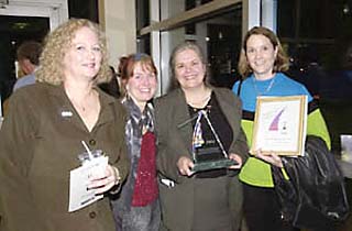 Sharron Rush (third from left) was rewarded for her community service at SXSW Interactive.