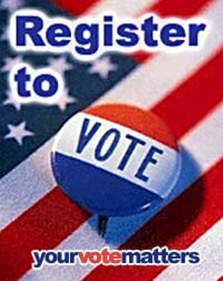 Get Registered to Vote by Monday
