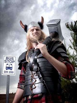 Everybody loves a winner: Thor at the Bus Stop