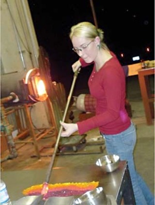 Glass-blowing at RC Hot Glass