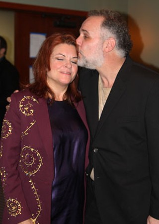 Real love: Jody Denberg
and Rosanne Cash
