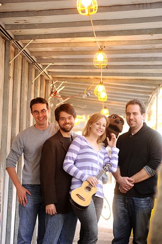 Three Guys, a Girl, and a Dog Named Friday