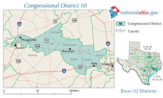 Austinites live in districts 10, 21, 25, and 31. Click through to see maps of all four districts.