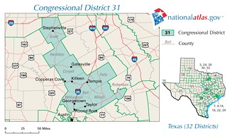 Austinites live in districts 10, 21, 25, and 31. Click through to see maps of all four districts.