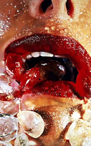 <i>Crystal Swallow</i> by Marilyn Minter